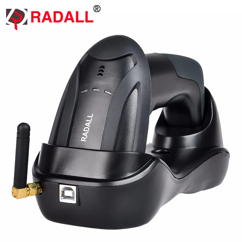 Wireless CCD Barcode Scanner 32 Bit with Memory Easy Charging Cordless
