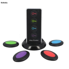 Kebidu дистанционный беспроводной светодиодный ключ-Кошелек Finder приемник Lost Thing Alarm Locator трекер 4 приемника и 1 док-станция