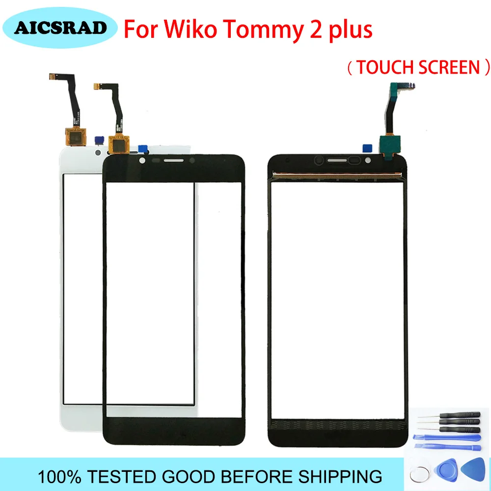 5.5 inch front outer glass For Wiko Tommy 2 plus tommy 2+ Touch Screen Panel Lens Replacement tommy2 tommy2+ Tools | Мобильные