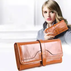 Aelicy большой женский кошелек модные мужские и женские кожаный кошелек-клатч повседневные сумки женские Натуральная кожа бумажник