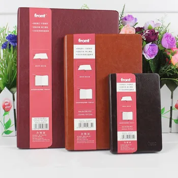 

Retro A6 A5 B5 Front Leather Notebook Notepad Luxury Soft Copybook Notepad the Office School Supplies Notebooks and Journals Pad