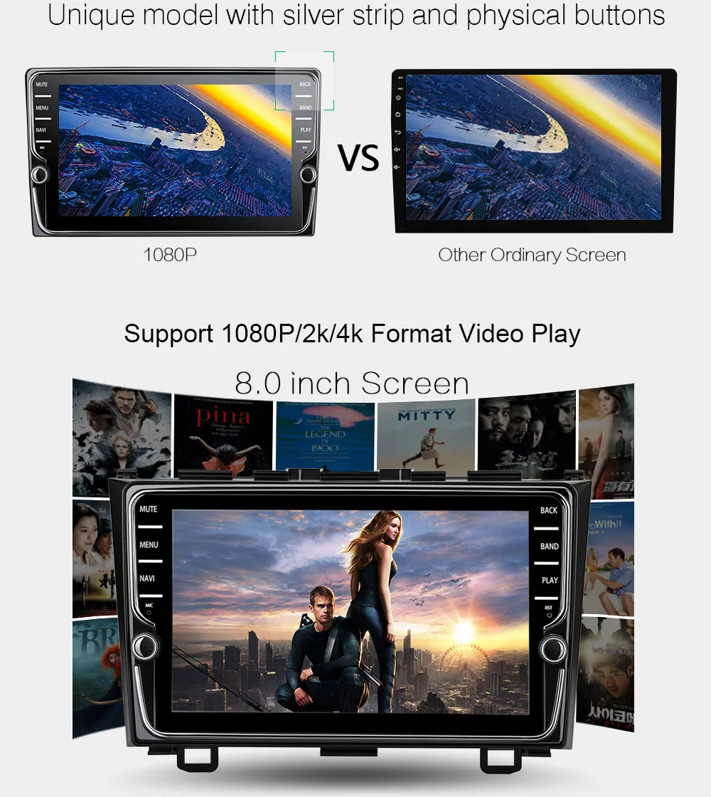 Discount Funrover IPS Android 8.0 Car dvd multimedia player For Honda CRV 2006-2011 with car radio video player gps navigation 2 din RDS 5