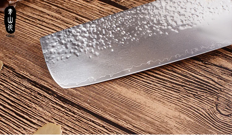 Ножи из дамасской стали " шеф-повар Ножи японский кухонный нож из дамасской стали VG10 73 Слои Нержавеющая сталь Ножи Ультра Sharp рукоять из микарты
