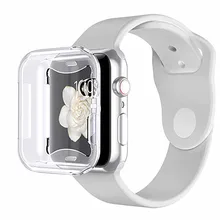 Для Apple Watch Series 5/4 чехол 44 мм 40 мм мягкий тонкий полный вокруг защитный iWatch 4 чехол для Apple Watch 4 протектор экрана