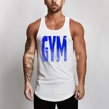 Быстросохнущий сетчатый жилет для бега, тренировочный спортивный топ, Мужская одежда для бодибилдинга и фитнеса, Мужская футболка без рукавов для спортзала