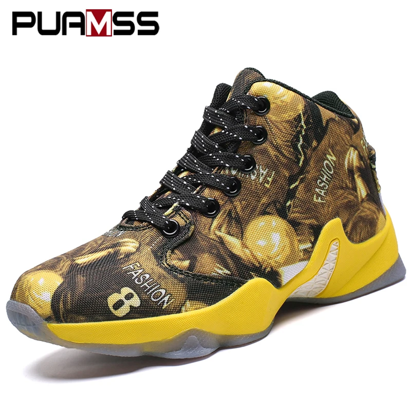 Basketball Shoes Male Female Boy High Quality Family Outdoor Sports Shoes Parent-child Basketball Culture Shoes Sneakers for Man