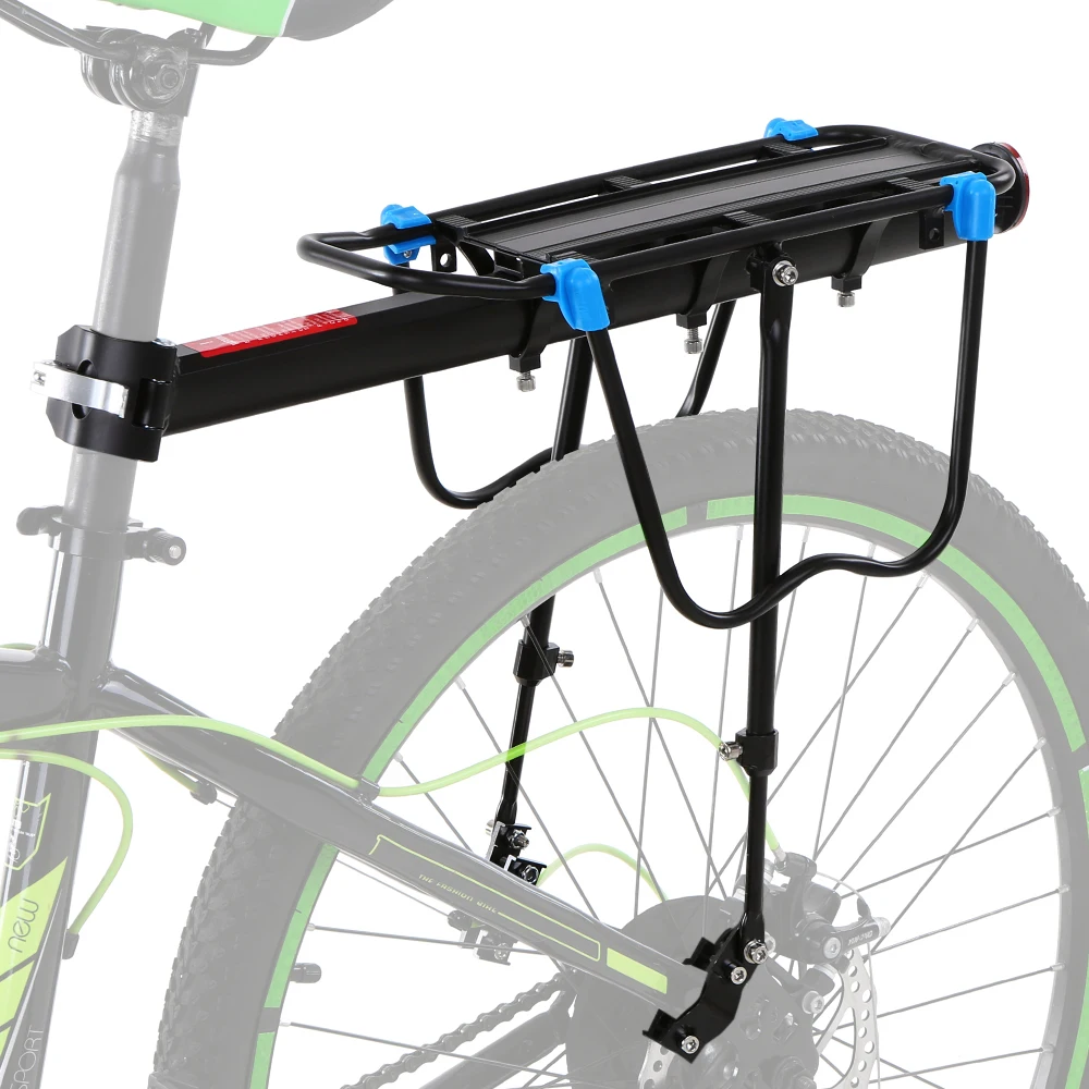 Best Bike rack 25kg capaciblity Bicycle Quick Release Luggage cargo Seat Post Pannier Carrier Rear Rack Fender bicycle accessories 9