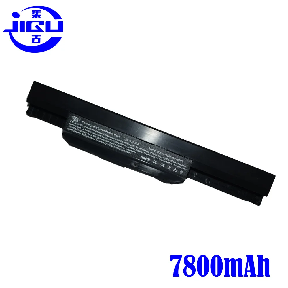 JIGU Black A31 K53 A32 A41 A42 Аккумулятор для ноутбука Asus X84 X54 X53 X44 X43 P53 P43 K43 A83 A54 A53 A43 Series|laptop