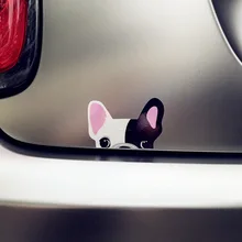 

7 Style Car Stickers Funny Cute Chihuahua French Bulldog Reflective Sticker For Audi S Sline Bmw M3 Mini Smart Fortwo Etc