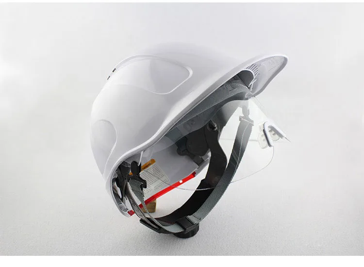 Защитный шлем с защитными очками из поликарбоната, строительные шлемы из АБС-пластика, рабочая шапка, инженерный спасательный шлем, рабочая шапка
