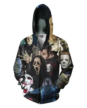 

Skull Skeleton cosplay costume Adult Cartoon Hoodie 3D Print zipper Sweatshirt Clothing Halloween Cosplay Costume