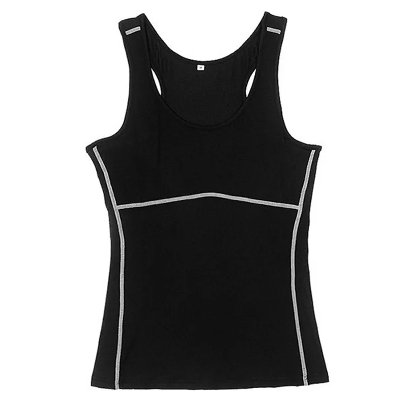 DY9 Женская компрессионная спортивная одежда, майка для йоги, женские майки для спортзала, одежда для бега, майка - Цвет: Черный