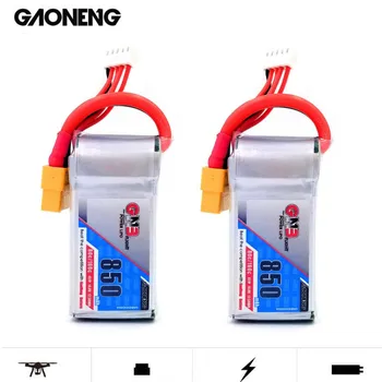

2PCS Gaoneng GNB 14.8V 850mAh 4s 80/160C Lipo Battery For Micro Brushless FPV Racing Drone Quadcopter