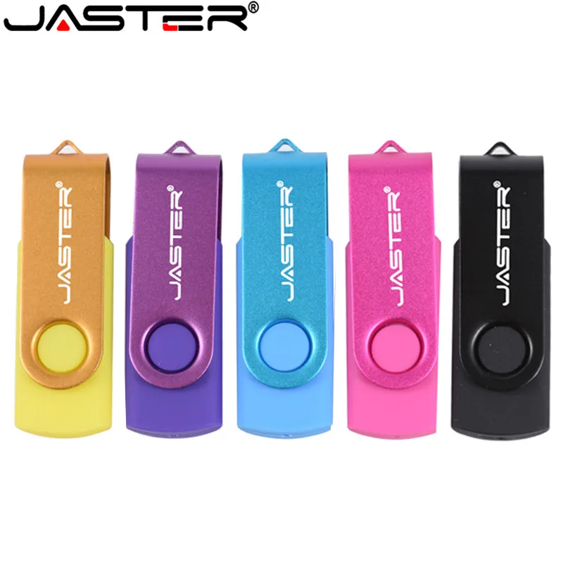 JASTER пластиковый USB флеш накопитель деликатный портативный 4 ГБ 8 16 32 вращающаяся