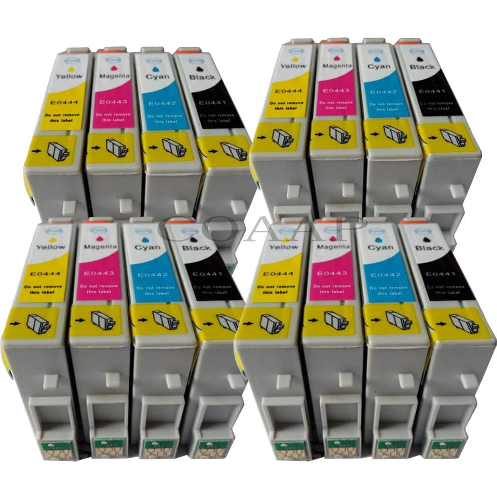 Cartucho de inyección de tinta para impresora Epson Stylus, Compatible con  T0441 T0444, CX3600, CX3650, CX4600, CX6400, CX6600|Cartuchos de tinta| -  AliExpress