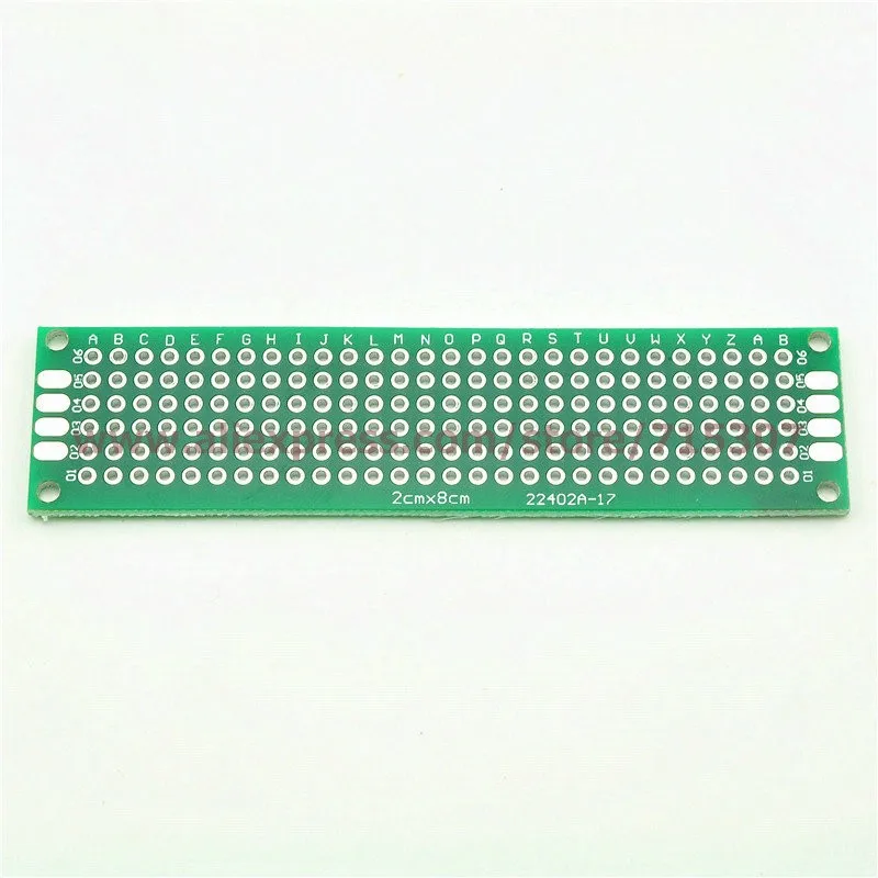 2x8CM double side universal board fiberglass(FR4) thickness 1.6mm