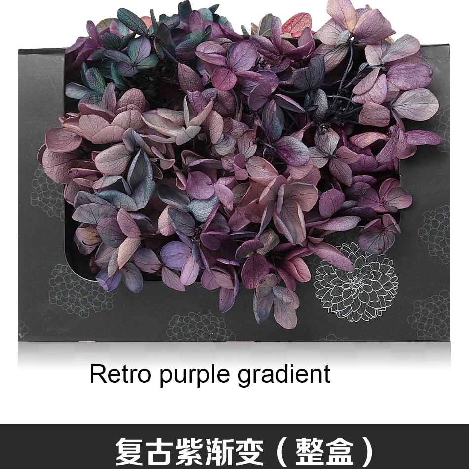 20g/lot High Quality Natural Fresh Preserved Flowers Dried Hydrangea Flower Head For Diy Real Eternal Life Flowers Material