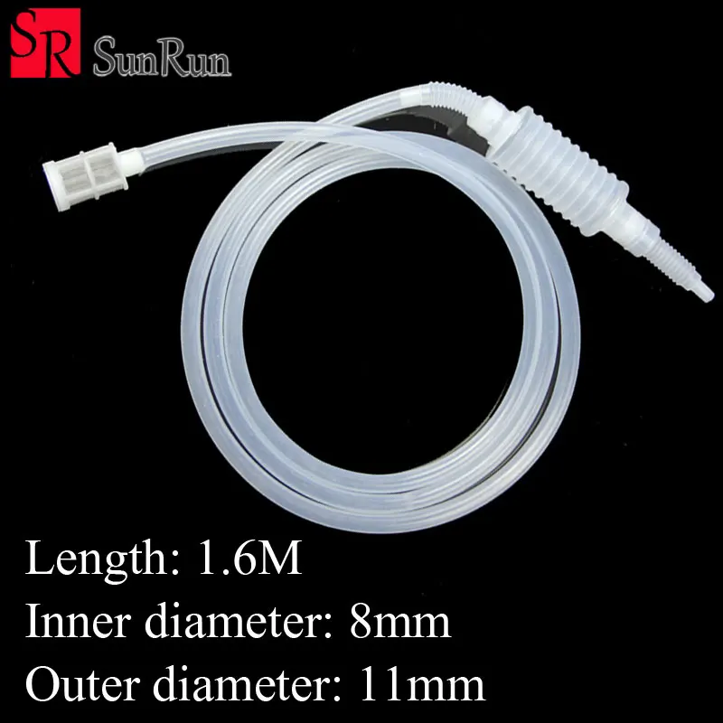 8mm 1.6M Home Brew Syphon Tube Siphon Pipe Hose Wine Beer Making Tool