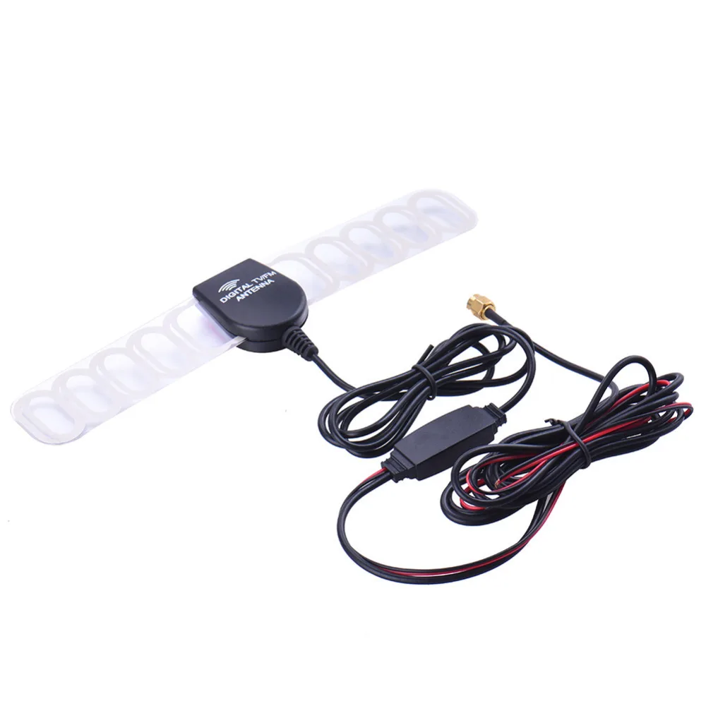 Новая Автомобильная цифровая антенна для ТВ FM усилитель разъем SMA коннекторы с