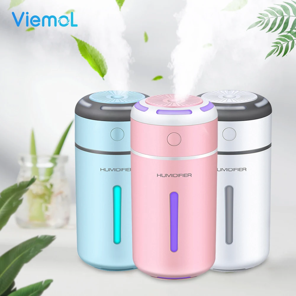 

Viemol 230ml Air humidifier eliminate static electricity clean air Care for skin Nano spray technology Mute design 7 color light