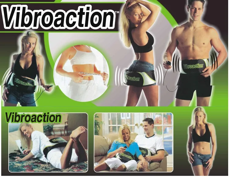 Electric Vibrating Slimming Belt Vibroaction Body Shaper Burning Fat