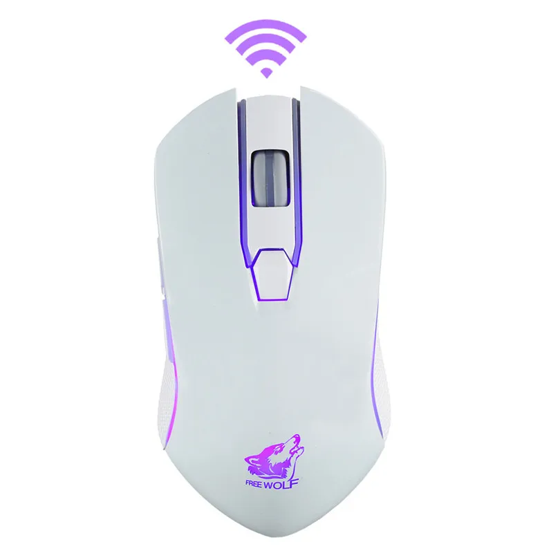 2,4G Беспроводная Бесшумная мышь перезаряжаемая светодиодная подсветка usb оптический, эргономический игровой мышь для ноутбука destop PC A30
