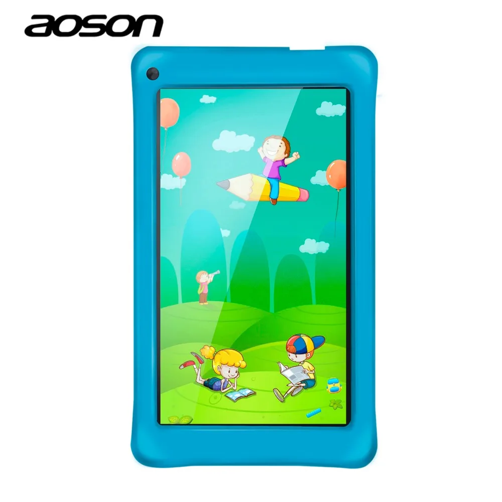 Aoson M751 7 дюймов детский планшет 8 ГБ + 1 Android 5 4 ядра ips Экран двойной Камера WI FI