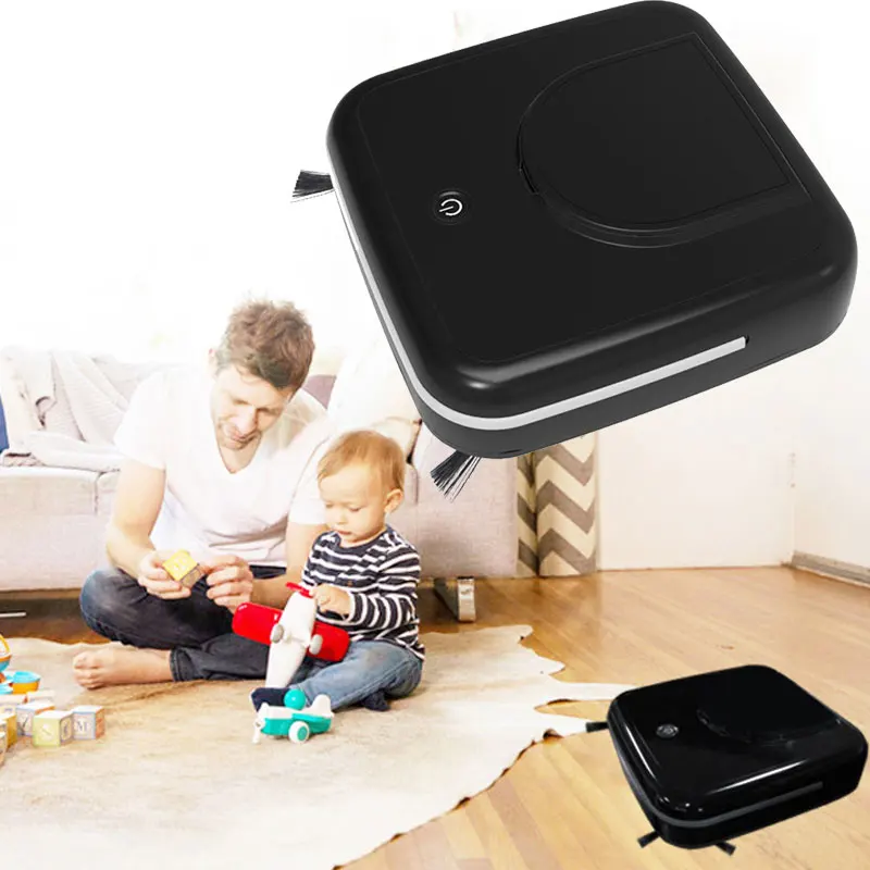

2019 Drop Shpping Wet and Dry Automatic Auto Sweeping Robot Smart Vacuum Cleaner Quiet Rechargeable Sweeper Cordless Household