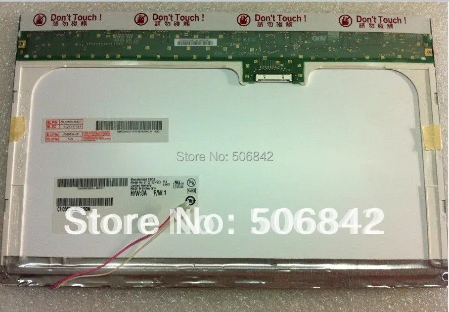 

12.1" Laptop Screen B121EW03 V.0 V0 LCD Display Panel 1280x800