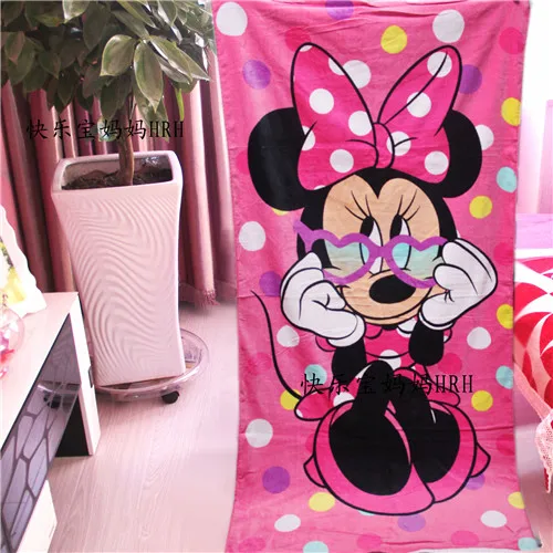 155*75cm Lovely Mickey Mouse Microfibre Travel Beach Towel Absorbent
