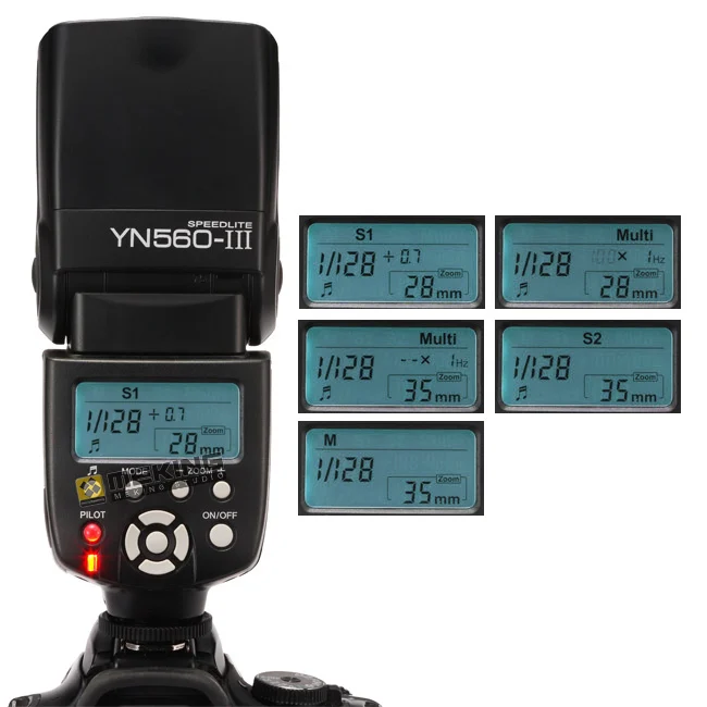 Yongnuo YN 560III профессиональная вспышка Speedlight фонарик 560 III для камеры Canon Nikon Pentax