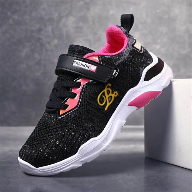 kids shoes Spring autumn breathable sneakers for child Fashion pink Boy girl casual shoes Large size 26-38 N290 - Цвет: Черный