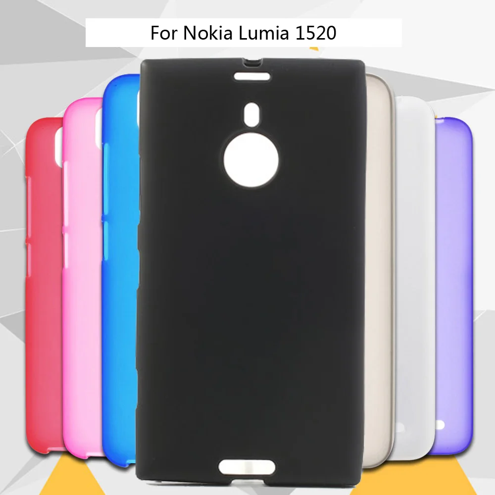 Limelan для Nokia Lumia 1520 чистый черный матовый ТПУ Силиконовый из мягкого гелеобразного