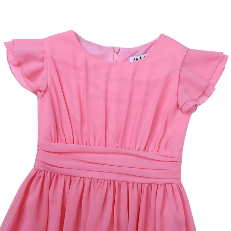 iEFiEL Sleeveless Kids Teenage Flower Girl Dress Floor Length Pageant Wedding Party Formal Occassion Wedding Girls Tulle Dress- HTB1ycIxhIrI8KJjy0Fhq6zfnpXah