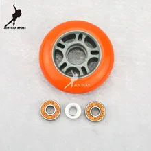 Горячее предложение! Распродажа! PU коньки колеса, скейтборд слалом тормозной ролик обувь для катания на коньках набор колес, 72 76 80 мм 85A подарок на Рождество