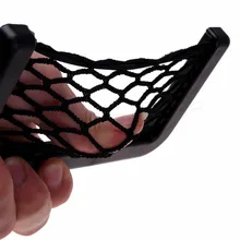 Универсальный автомобильный Стайлинг сумка для хранения автомобиля сетка для хранения автомобильный карманный органайзер сумка для мобильного телефона держатель авто чехол клей