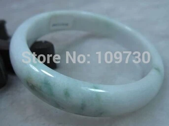 

hot sell90988 BEAUTIFUL GREEN JADE JADEITE BRACELET BANGLE 58MM