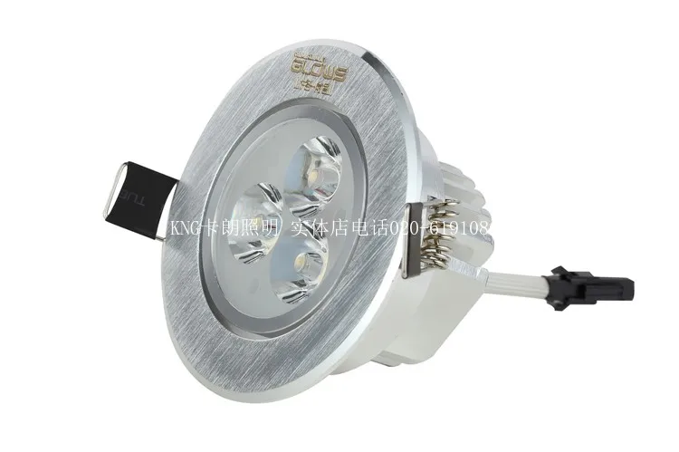 Матовый серебристый 3 Вт 5 Вт 7 Вт Светодиодный светильник с регулируемой яркостью 300-700lm 7 светодиодный S светодиодный светильник AC110-240V Теплый Холодный белый+ светодиодный драйвер UL CUL CE SAA