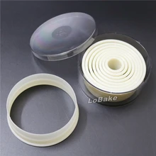 9 шт./компл.) Плоская Круглая Форма высокого качества нейлоновая пластиковая упаковка для печенья резак dought режущие принадлежности для форма для выпечки кондитерских изделий-инструменты