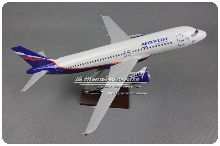 Модель самолета A320 авиакомпании Россия авиалиния декоративная модель Аэрофлота
