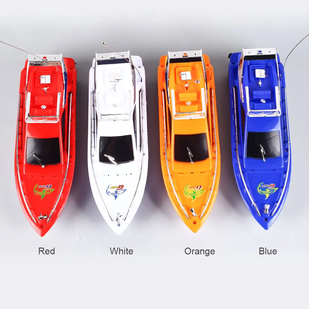 Гоночная Лодка на дистанционном управлении лодка Rc многоцветный скоростной катер р/у гоночная игрушка скоростная лодка игра на открытом воздухе электрическая лодка электрические игрушки с дистанционным управлением