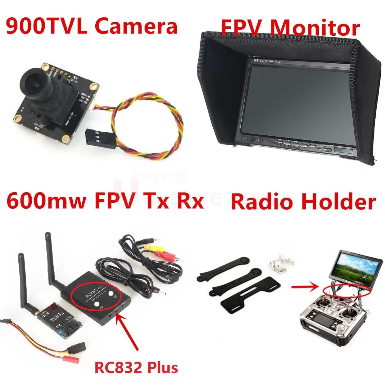 rc plane fpv kit