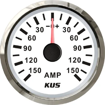 

New KUS Waterproof Ampere Gauge Ammeter AMP Meter 150A With Current Sensor 52MM(2") Red/Yellow available Backlight 12V/24V