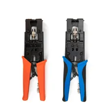 Новое поступление многофункциональная двойная цель RG45/11 сетевая кристаллическая головка обжимные плоскогубцы Прямая