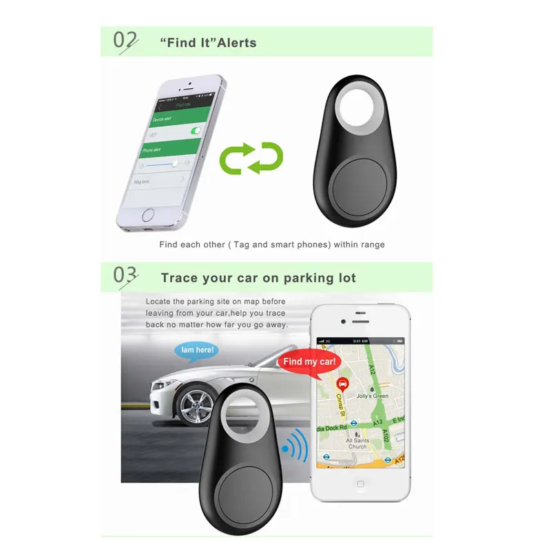Bluetooth мини gps слежения Finder устройство авто Домашние животные Дети мотоциклетный