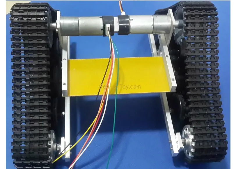 Трек Wali гусеничный металлический Танк шасси умный автомобиль слежения робот wehchat