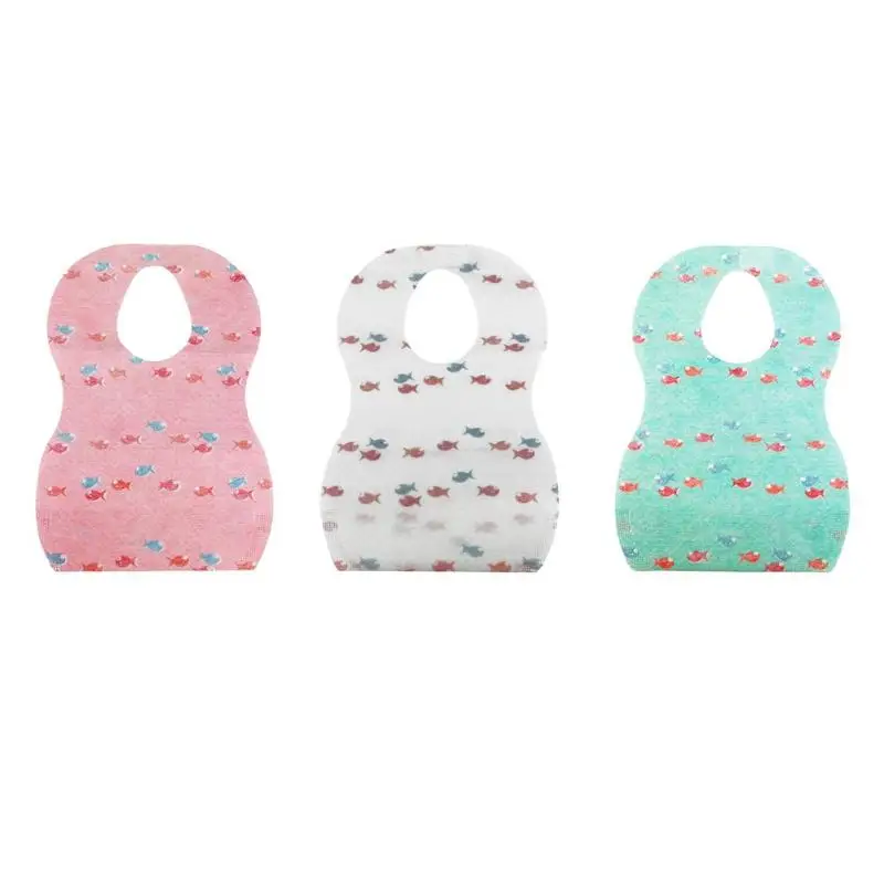 10pcs Baby Care Newborn Bibs Waterproof Disposable Bib Kids Saliva Clothes Feeding Towel