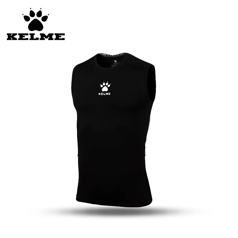 

KELME Official Authentic Spain Compression Tight T-shirt Quick Dry Gym Clothing Bodybuilding Sleeveless Gym Shirt Fitness Men 49