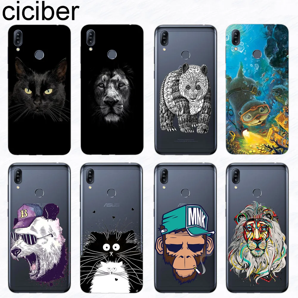 

ciciber Phone Cases for ASUS ZenFone Max Pro M2 ZB631KL ZB633KL Soft TPU for Zenfone 3 Max Live GO ZC520TL ZB501KL Animal Panda