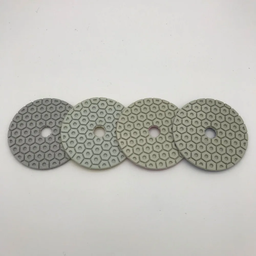 4 Step Polishing Pads inch (100 mm) for Granite Marble Quartz Engineered Stone Circle Sanding Disc Wheel Pcs/lot | Инструменты